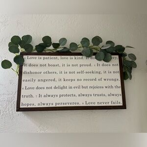 Faux Eucalyptus Vine (Sign not included)